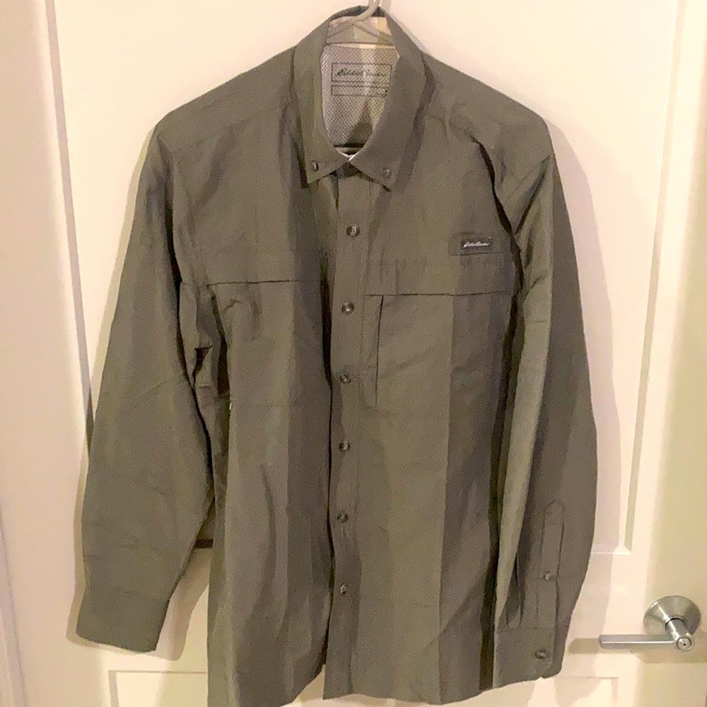 Eddie Bauer vented hiking button down